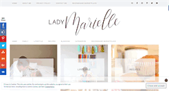 Desktop Screenshot of ladymarielle.com