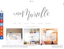 Tablet Screenshot of ladymarielle.com